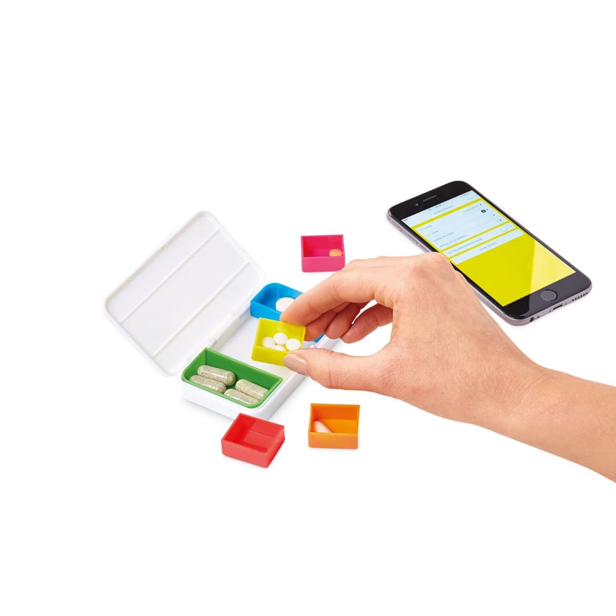 smart pill box uitneembare vakjes