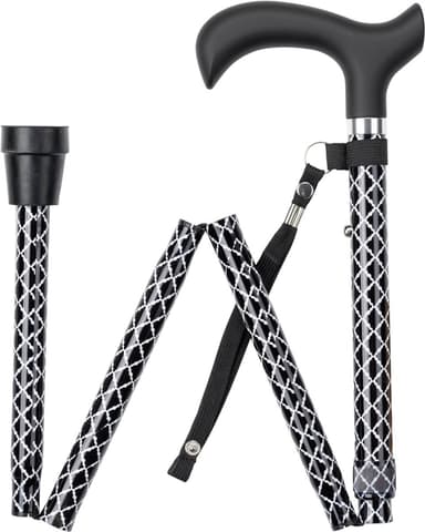 MultiMotion opvouwbare wandelstok met print