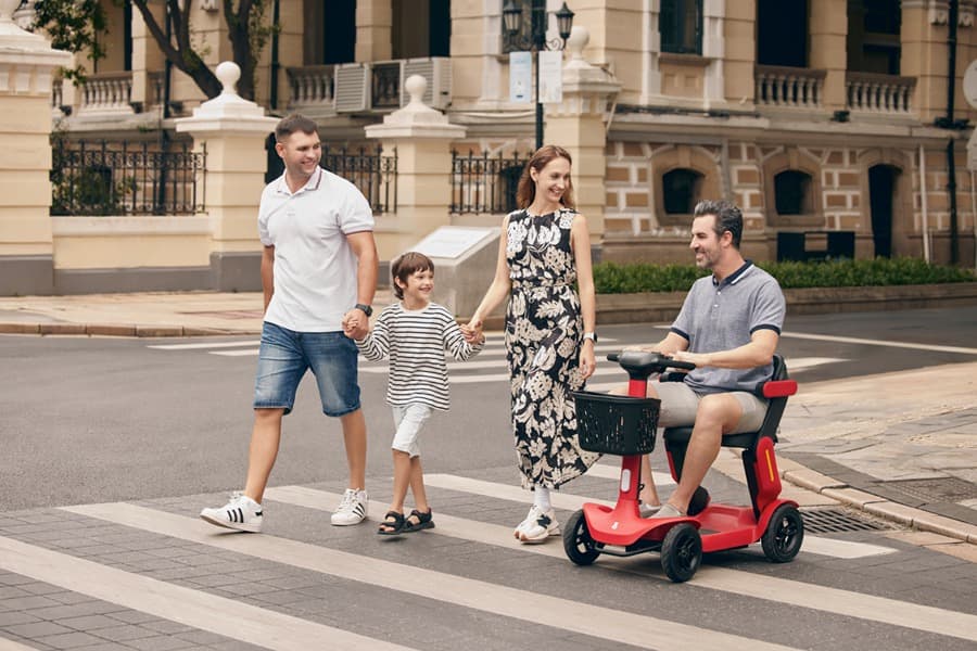 TTZ Electric scootmobiel sfeerfoto