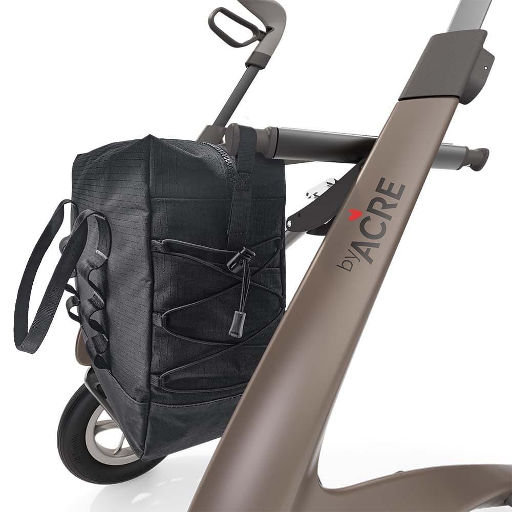 byACRE rollator weekendtas aan rollator vast