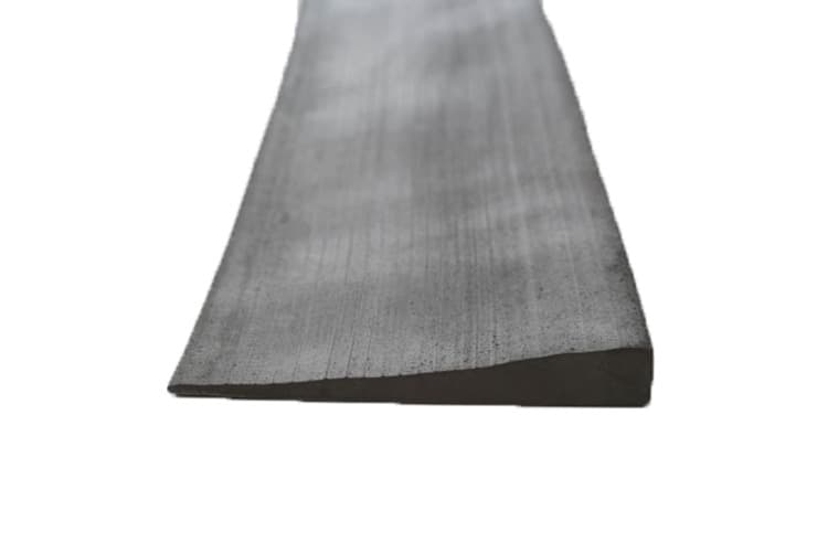 IndoorLine drempelhulp lage hoogtes zwart zijaanzicht