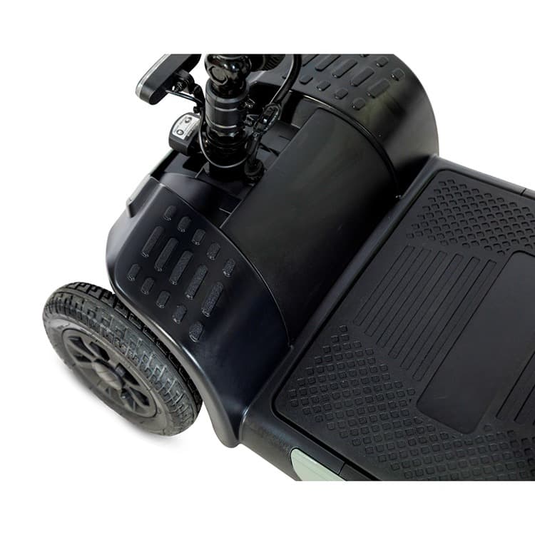 Demontabele scootmobiel Xena EVO 4 groen voetplaat