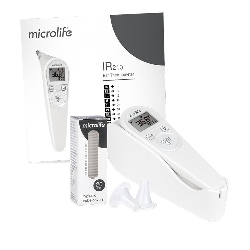 Microlife IR210 thermometer infrarood verpakking