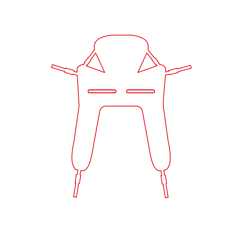 Toiletband passief maat L