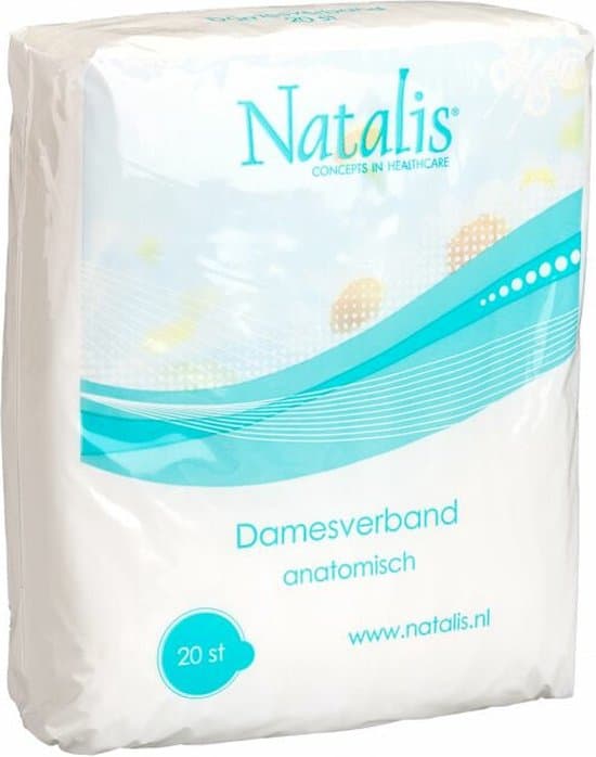 Natalis damesverband anatomisch verpakking 20 stuks