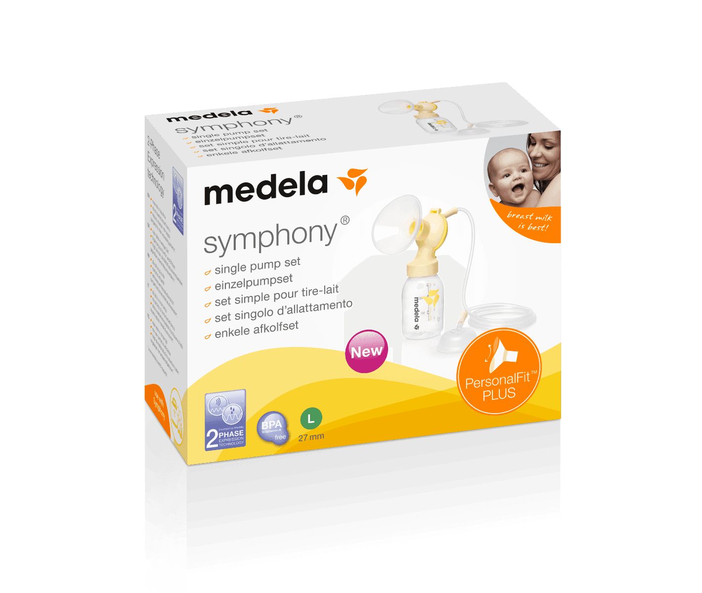 Medela Symphony PersonalFit Plus dubbele afkolfset