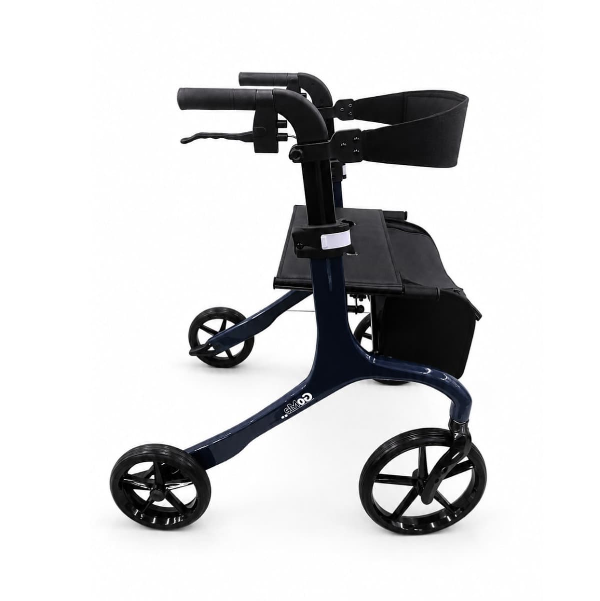 GoMe Two carbon rollator - blauw