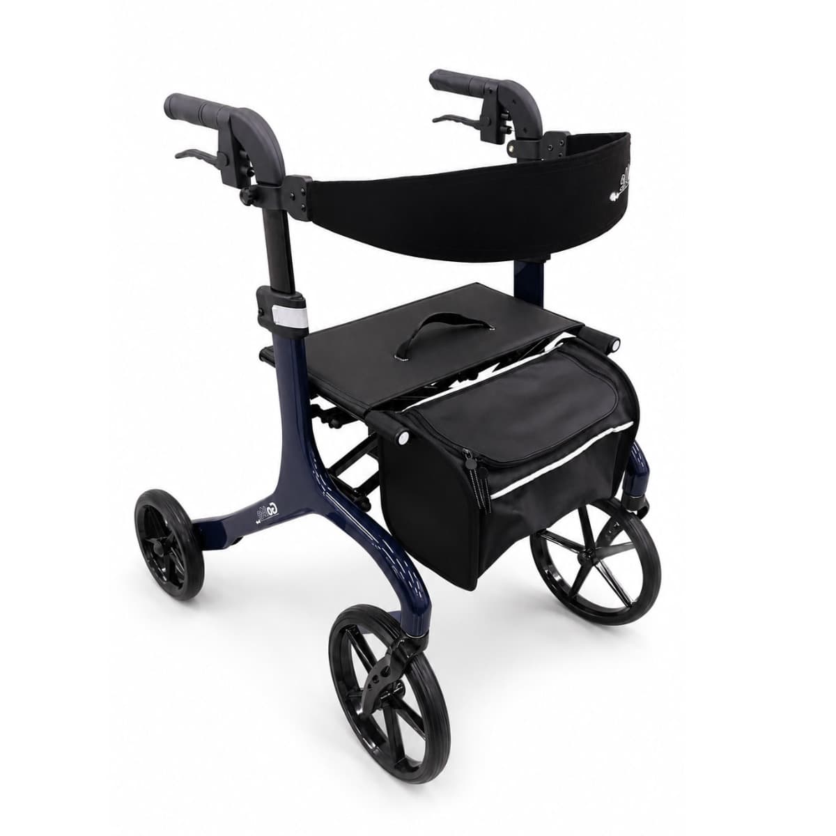 GoMe Two carbon rollator - blauw