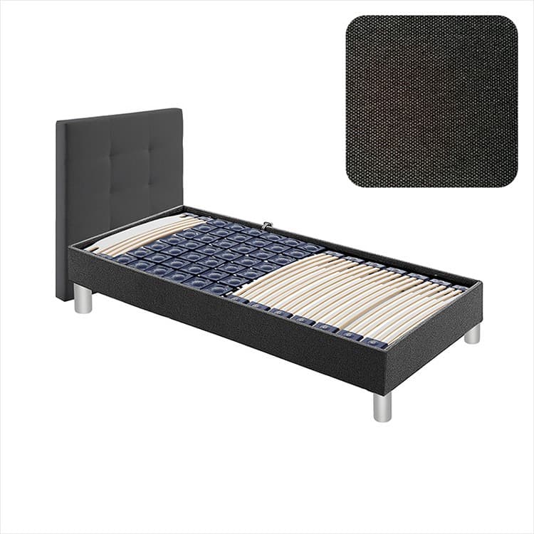 Deron Timeless Easy boxspring eenpersoons antraciet