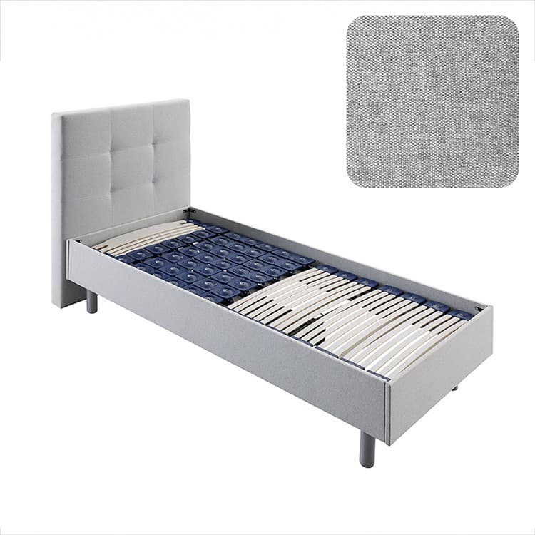 Deron Timeless Easy boxspring eenpersoons lichtgrijs