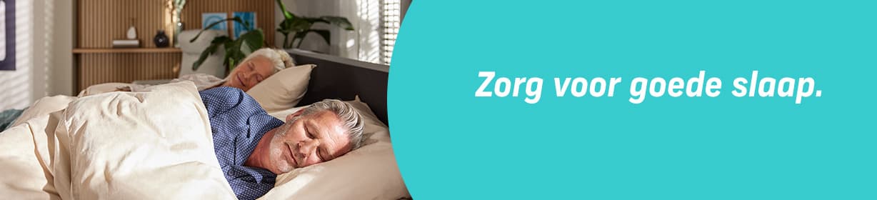 Banner zorg voor goede slaap